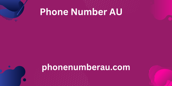 Phone Number AU