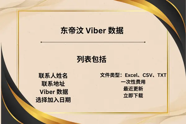 东帝汶 Viber 数据