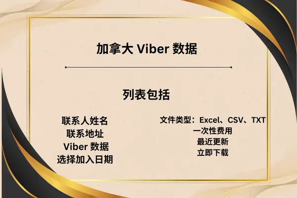 加拿大 Viber 数据