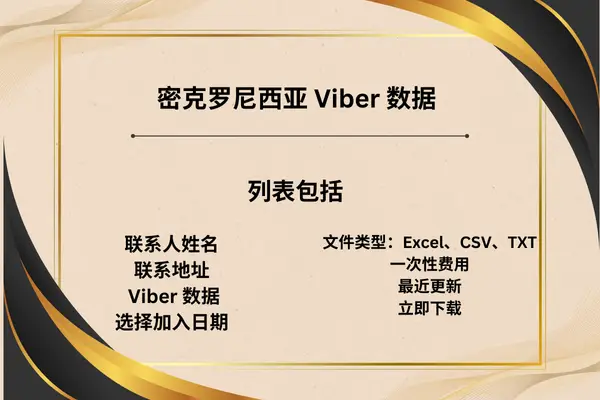 密克罗尼西亚 Viber 数据