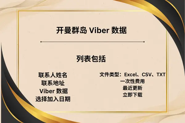 开曼群岛 Viber 数据