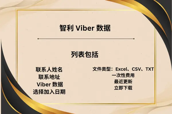 智利 Viber 数据